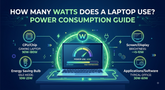 How Many Watts Does a Laptop Use? Power Consumption Guide