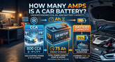 How Many Amps Is a Car Battery? Understanding CCA, Ah, and Battery Capacity