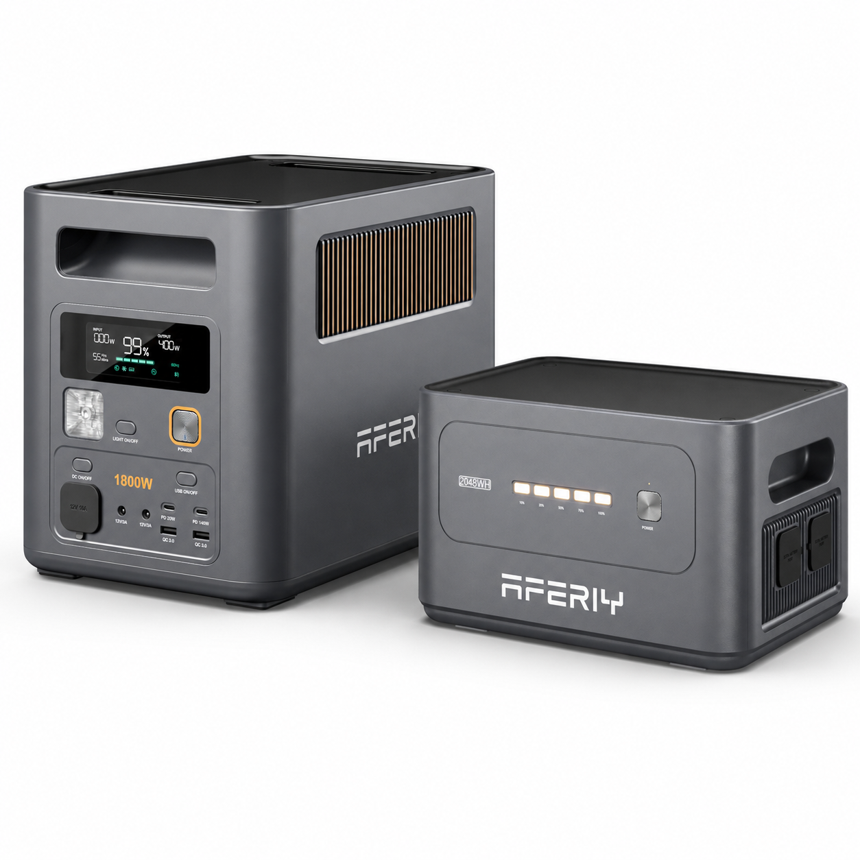 AFERIY Nomad1800 Pro (P180 Pro) Portable Power Station with Expandable Capacity 1800W 1024Wh 02