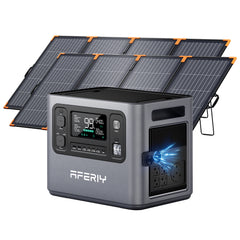 AFERIY P280 2800W PORTABLE POWER STATION WITH 2X400W SOLAR PANLE