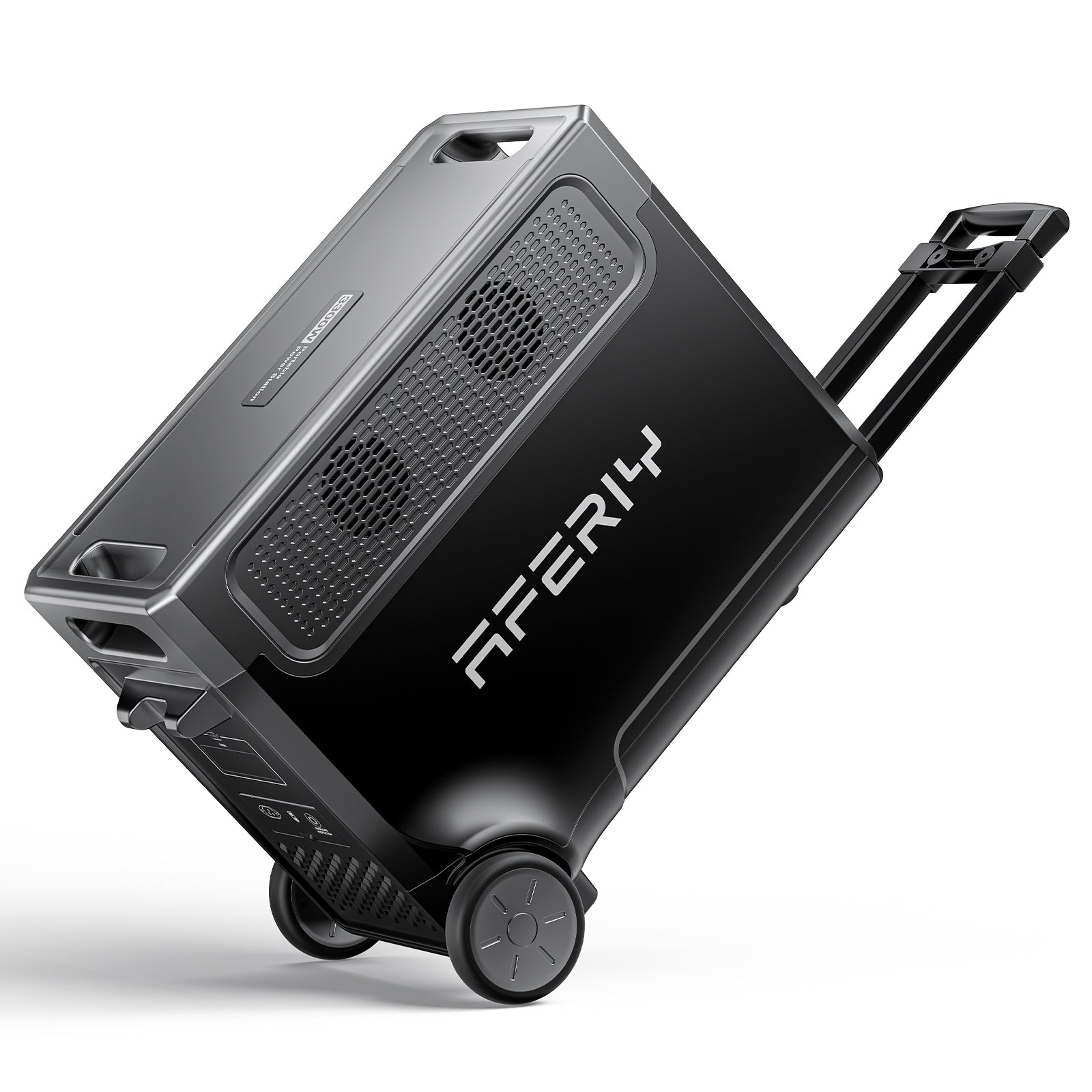 AFERIY P310 portable power station with telescopic handle and built-in wheels