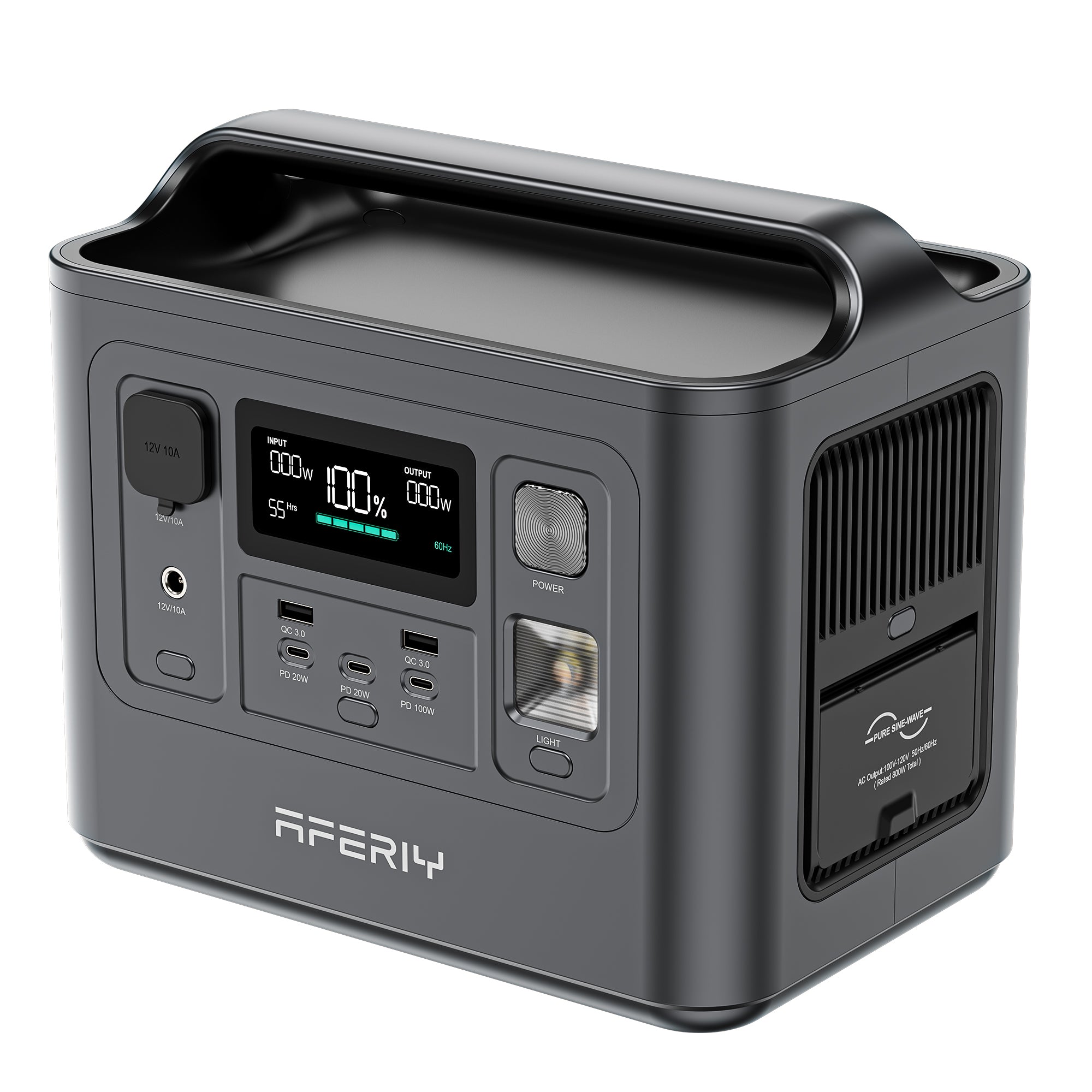 AFERIY Nomad800 P010 Portable Power Station 800W 512Wh