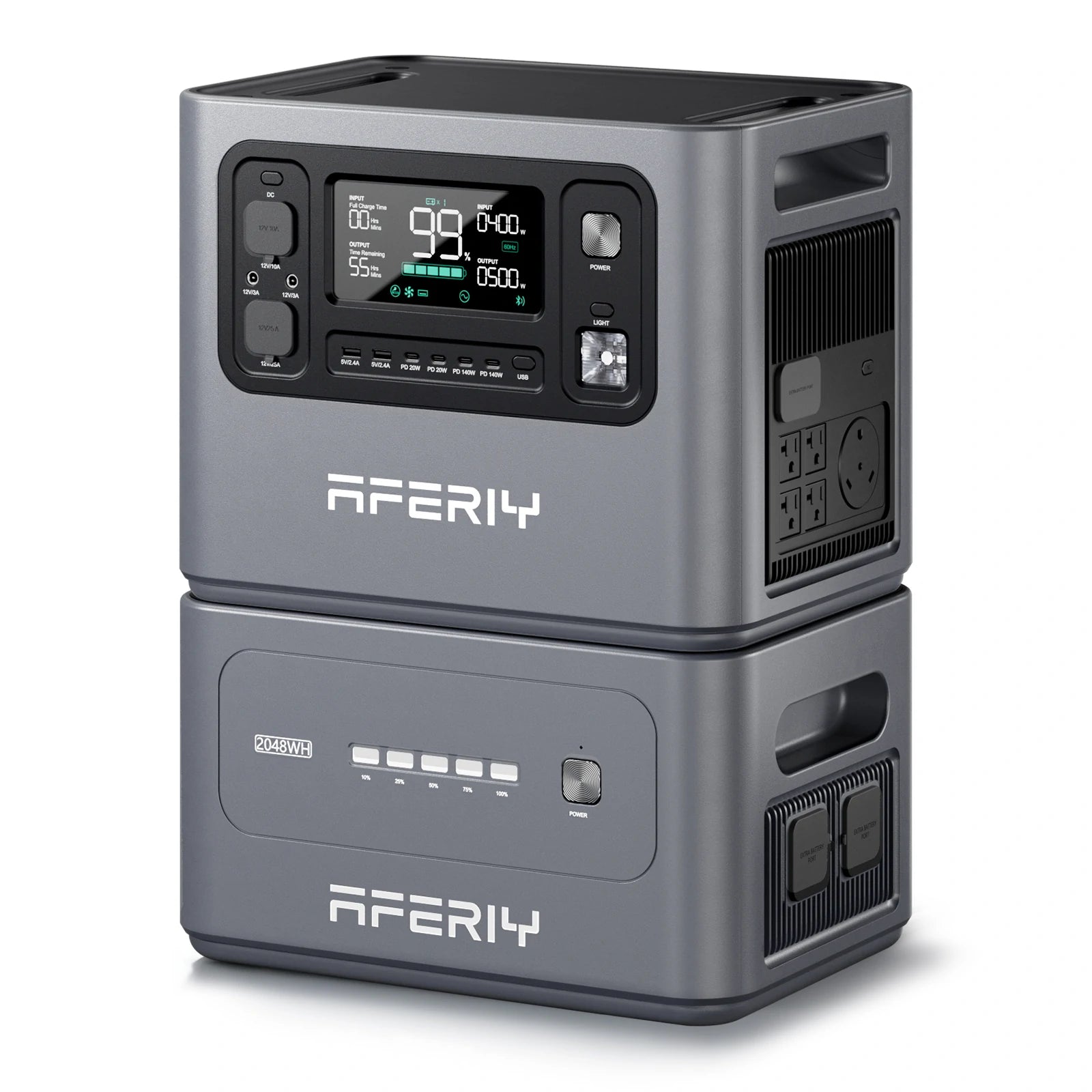 AFERIY P280 Portable Power Station with Expandable Capacity 2800W 2048Wh