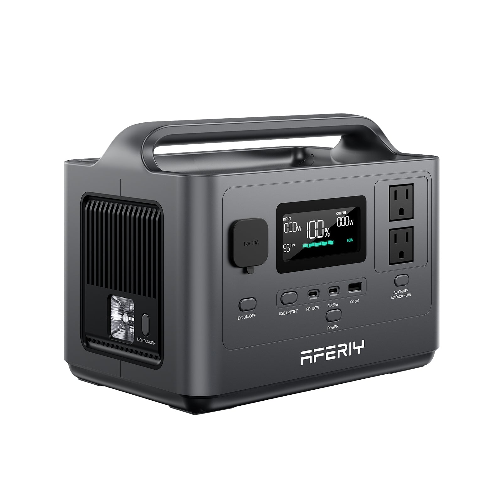 AFERIY Nomad400 P040 Portable Power Station | 400W 256Wh