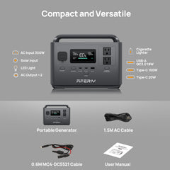AFERIY P040 Portable Power Station | 400W 256Wh