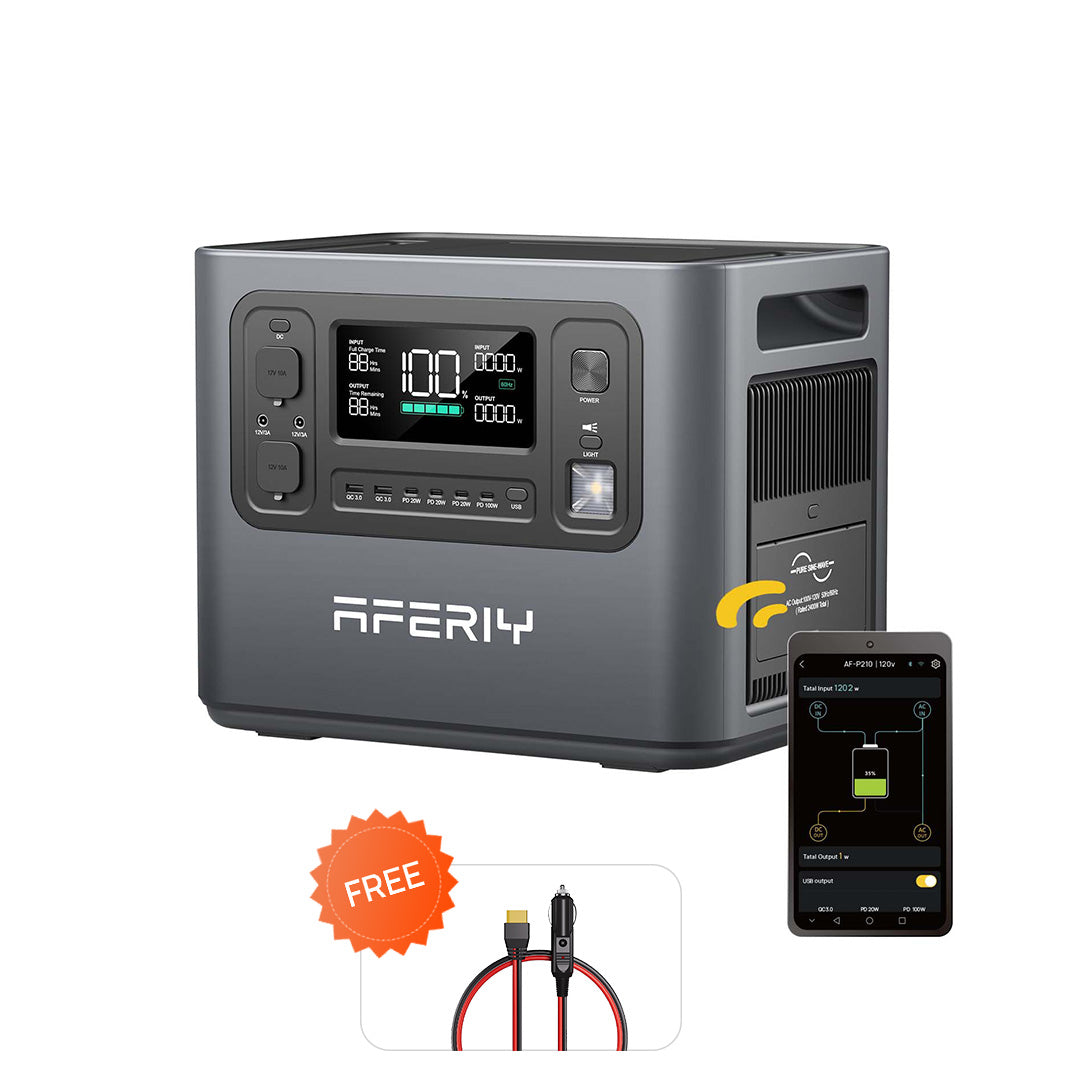 AFERIY P210 Portable Power Station 2400W 2048Wh