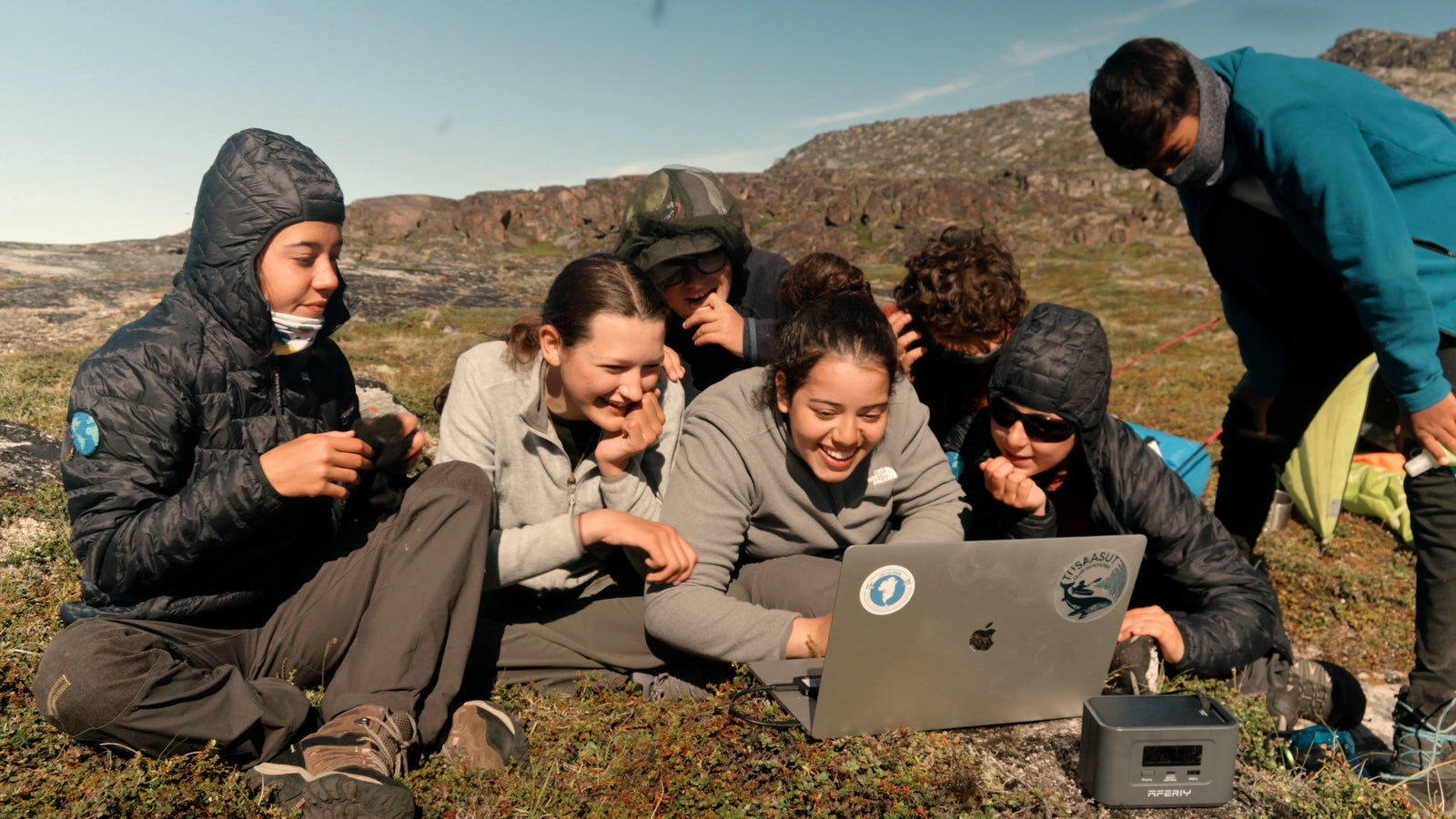 Scientific whale expedition in Greenland