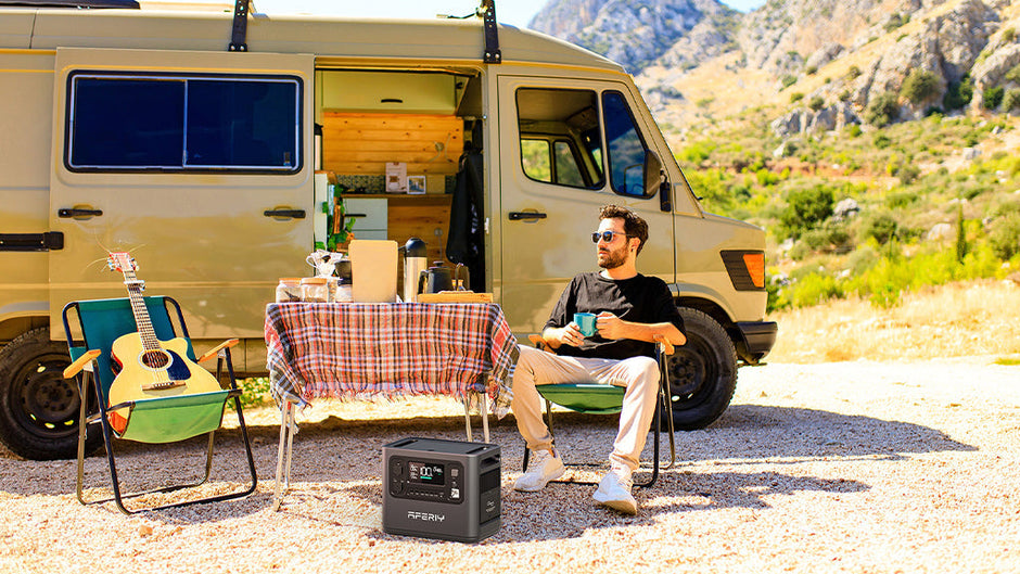 Tier 3 AFERIY P310 backup combo with 200W and 400W solar panels