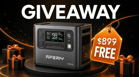 AFERIY P110-D Giveaway: Win or Get a Free 1200W Portable Power Station