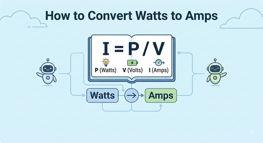 How to Convert Watts to Amps: Formula, Examples & Conversion Chart