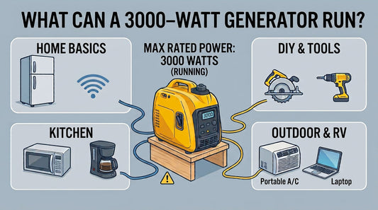 What Can a 3000‑Watt Generator Run