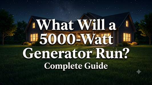 What Will a 5000-Watt Generator Run