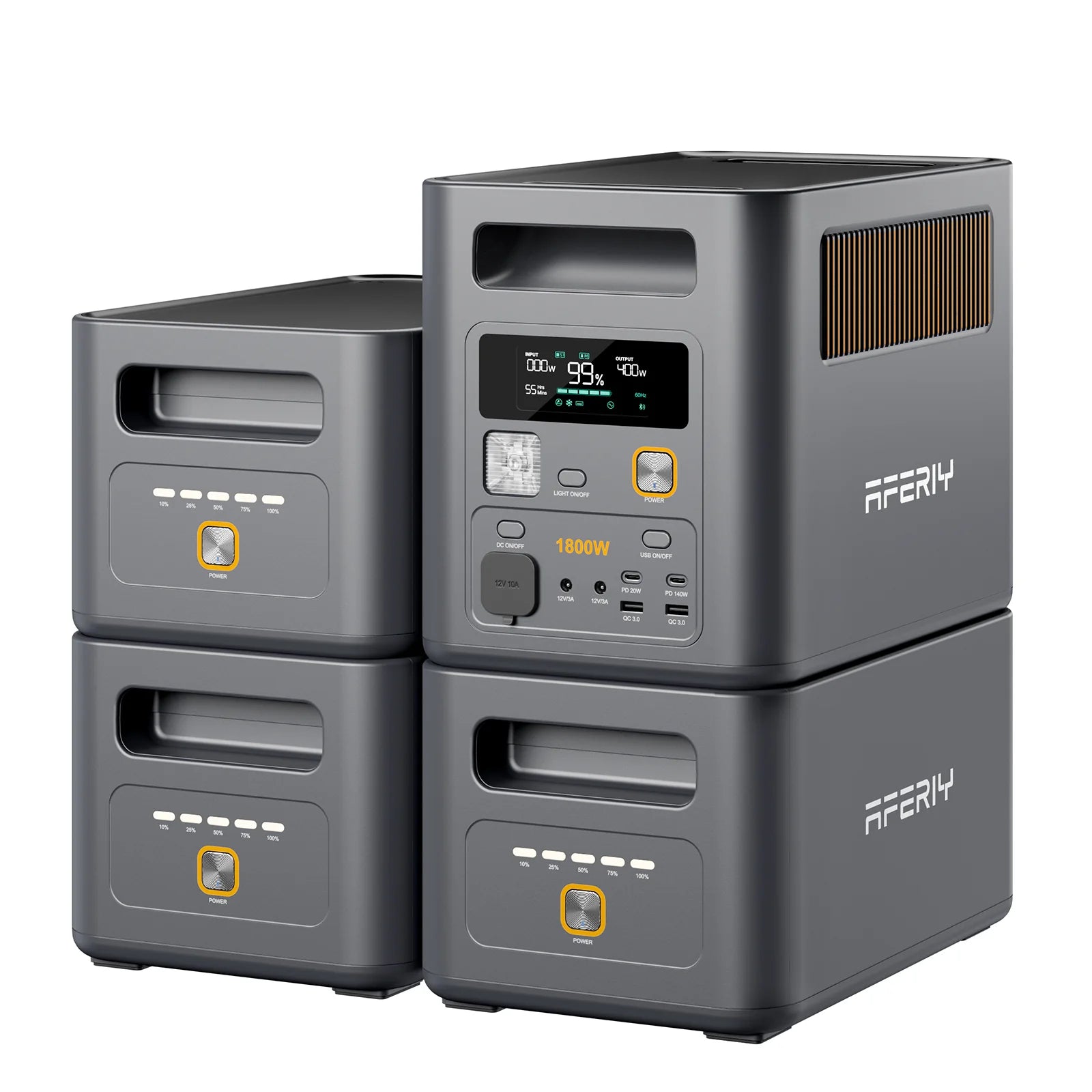AFERIY Nomad1800 Pro (P180 Pro) Portable Power Station with Expandable Capacity 1800W 1024Wh