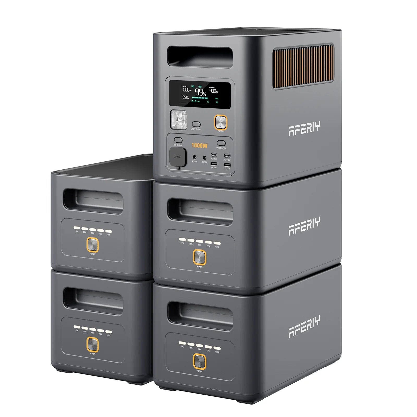 AFERIY Nomad1800 Pro (P180 Pro) Portable Power Station with Expandable Capacity 1800W 1024Wh