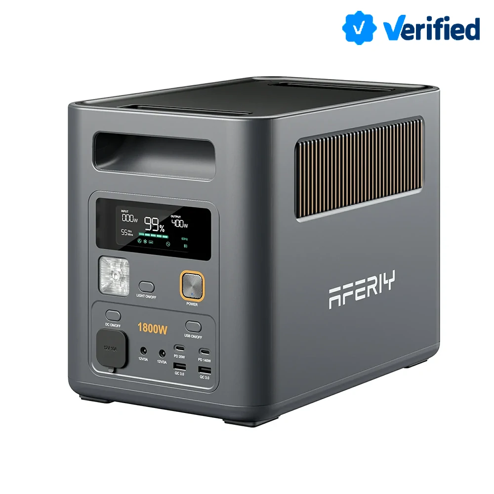 AFERIY P180 Pro Portable Power Station with Expandable Capacity 1800W 1024Wh