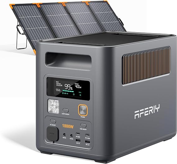 AFERIY Nomad1800 Pro (P180 Pro) Portable Power Station with Expandable Capacity 1800W 1024Wh