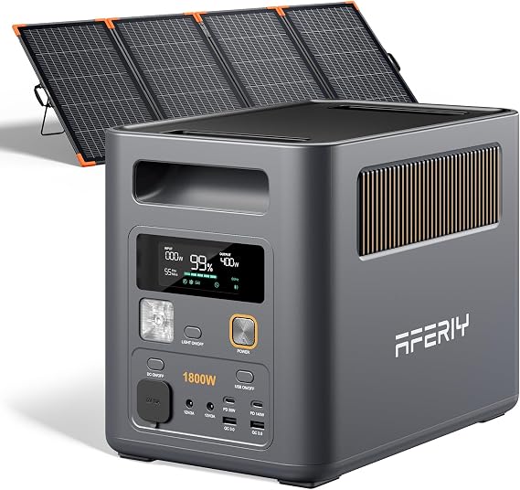AFERIY Nomad1800 Pro (P180 Pro) Portable Power Station with Expandable Capacity 1800W 1024Wh