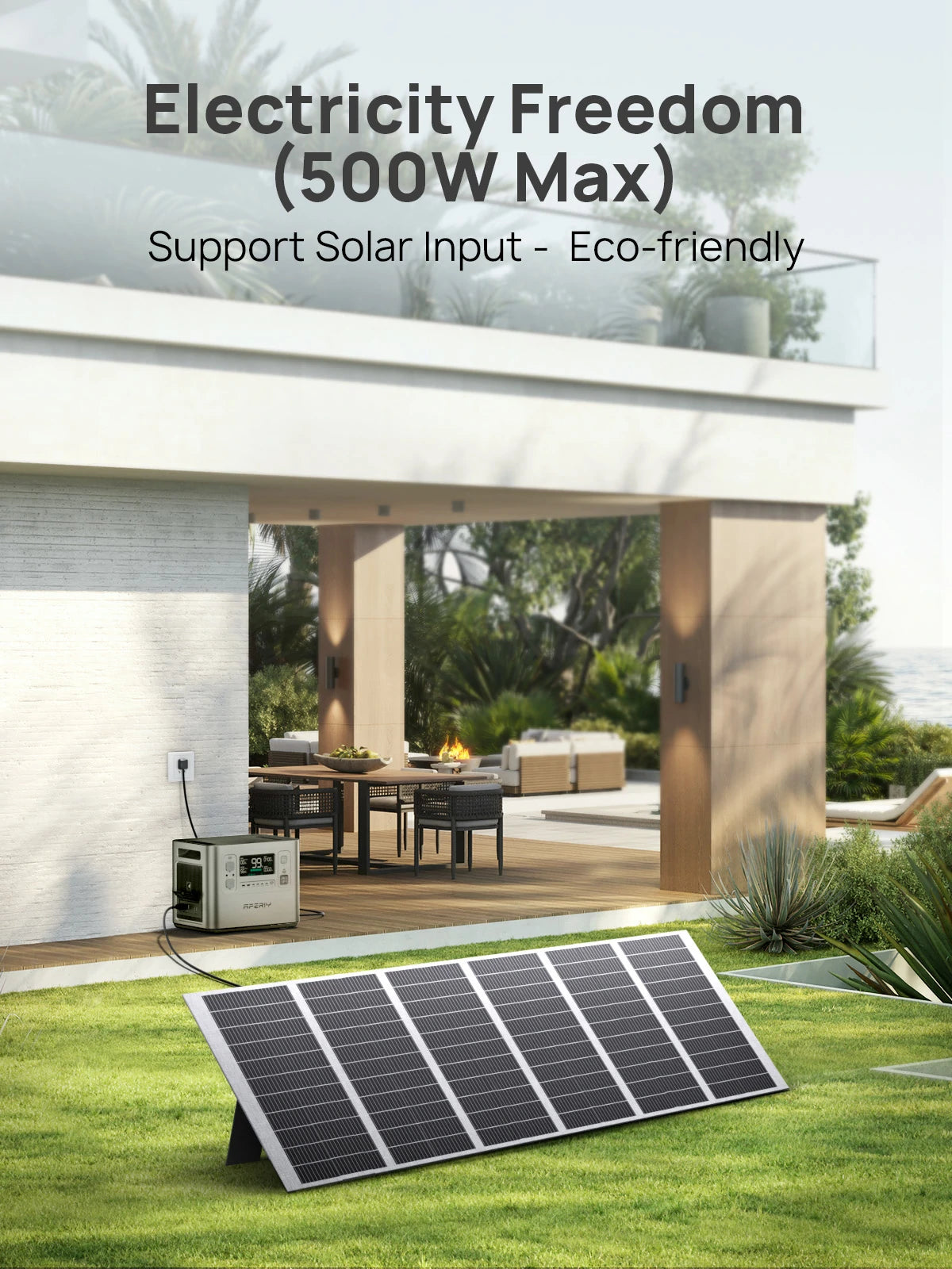 AFERIY P210 Portable Power Station 2400W 2048Wh Silver