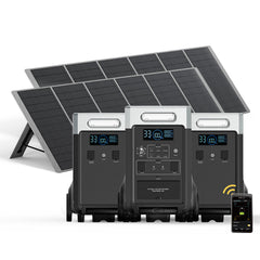 AFERIY P310 3600W Solar Generator Kit with 3840Wh Expansion Battery