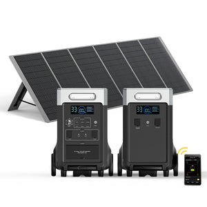 AFERIY P310 3600W Solar Generator Kit with 3840Wh Expansion Battery