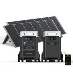 AFERIY P310 3600W Solar Generator Kit with 3840Wh Expansion Battery