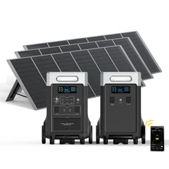 AFERIY P310 3600W Solar Generator Kit with 3840Wh Expansion Battery