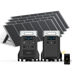 AFERIY P310 3600W Solar Generator Kit with 3840Wh Expansion Battery