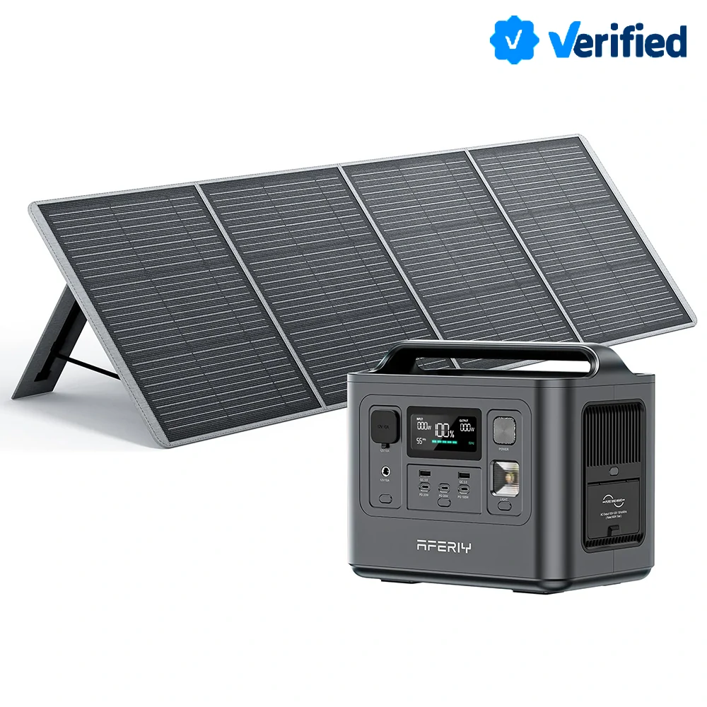 AFERIY P010 800W Solar Generator Kit