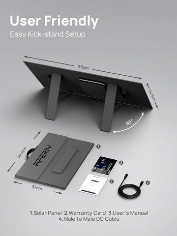 AFERIY ‎AF-S60 65W Portable Solar Panel
