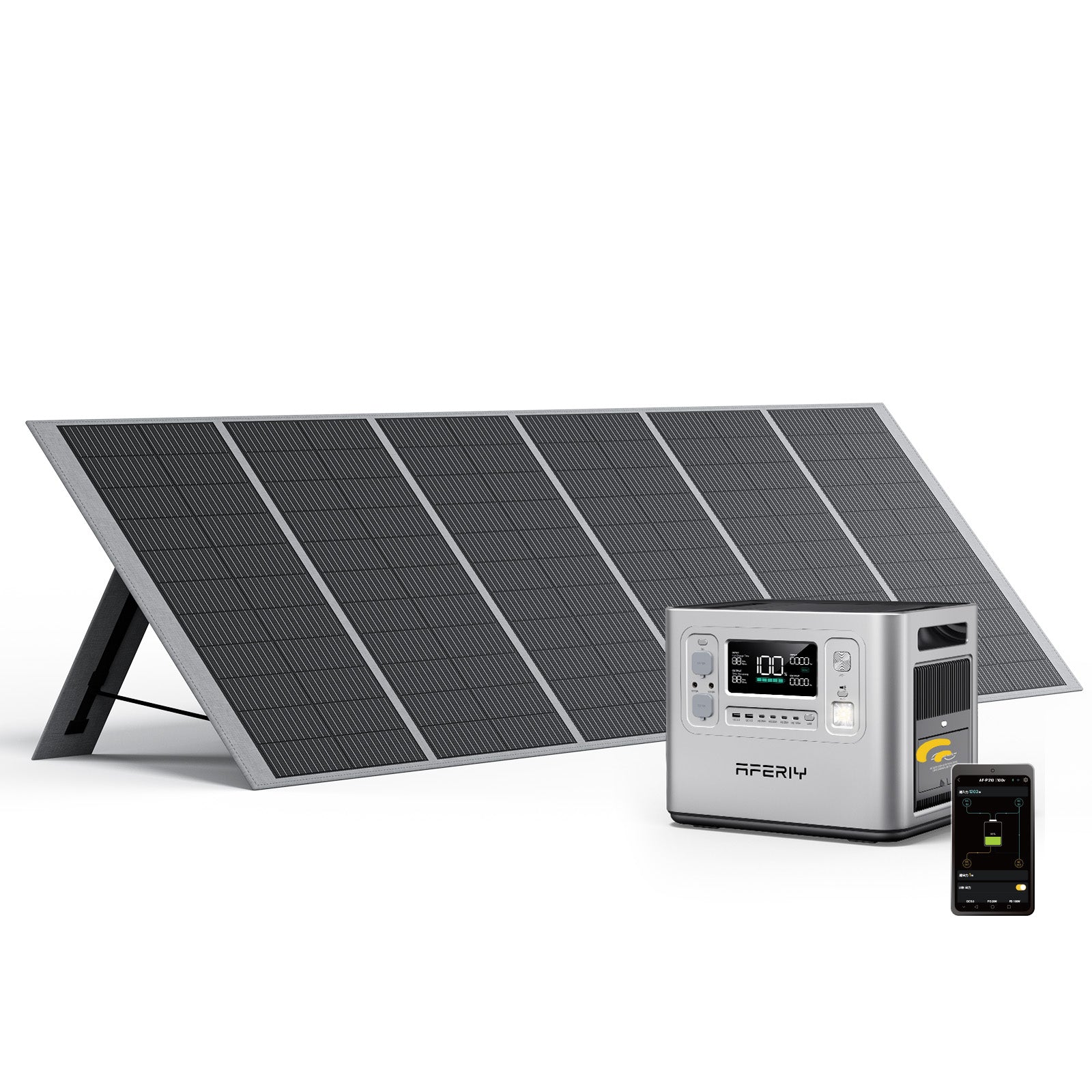 AFERIY P210 Portable Power Station 2400W 2048Wh Silver