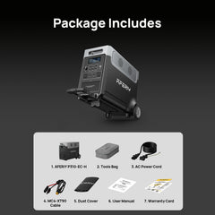 AFERIY P310 Expandable Portable Power Station, 3600W Power Output, 3840Wh LiFePO4 Battery Capacity - Product Package Listing