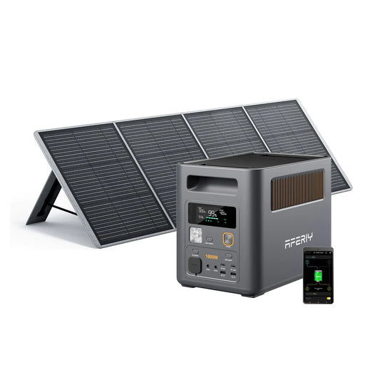 AFERIY Nomad1800 Pro P180 Pro 1800W Solar Generator Kit
