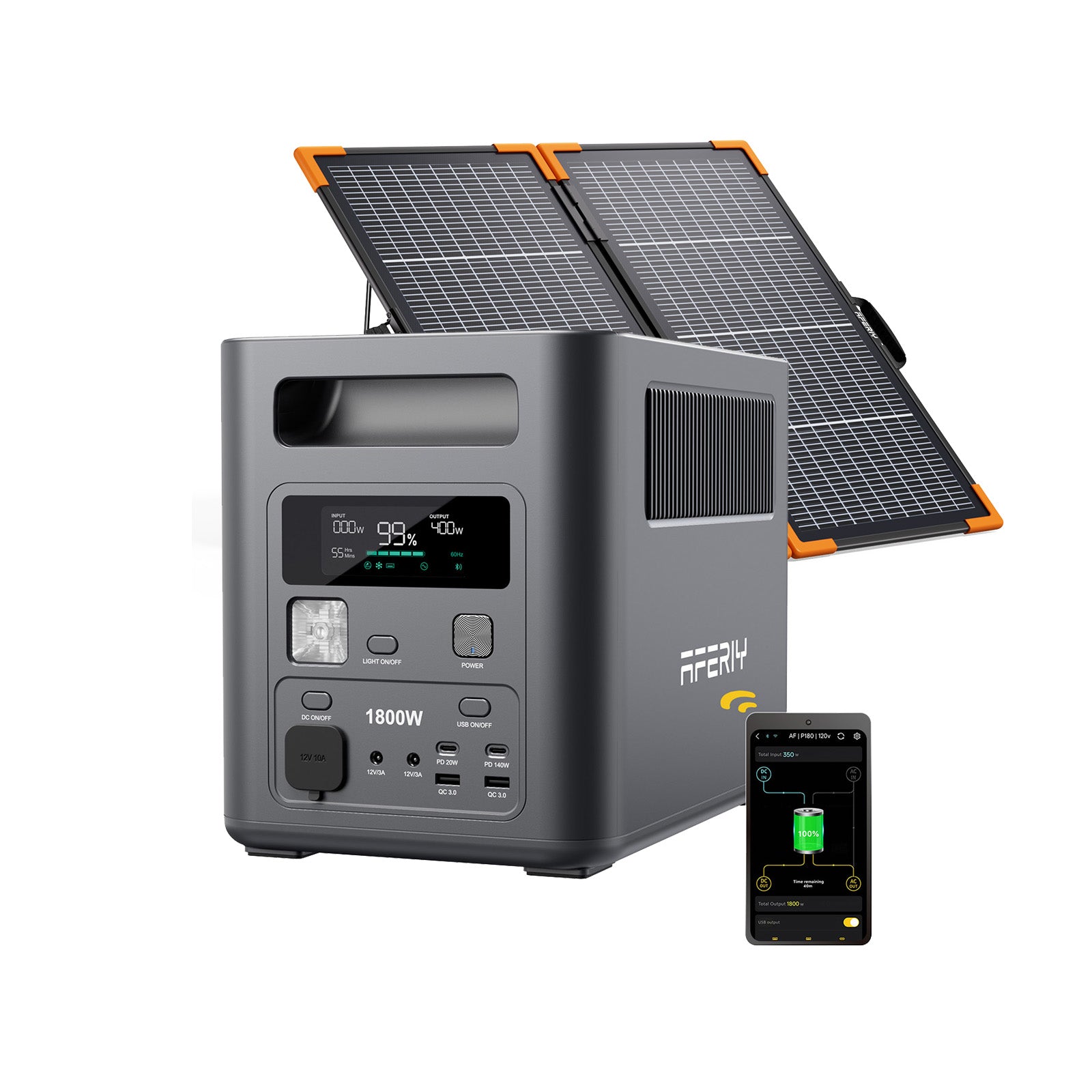 AFERIY Nomad1800 P180 Portable Power Station 1800W 1024Wh