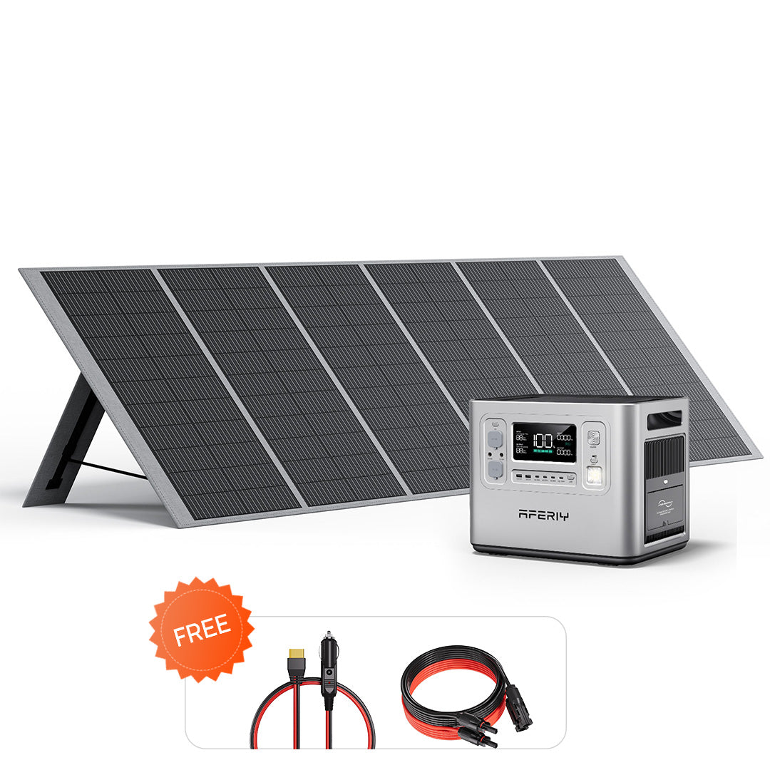 AFERIY P210 Portable Power Station 2400W 2048Wh Silver