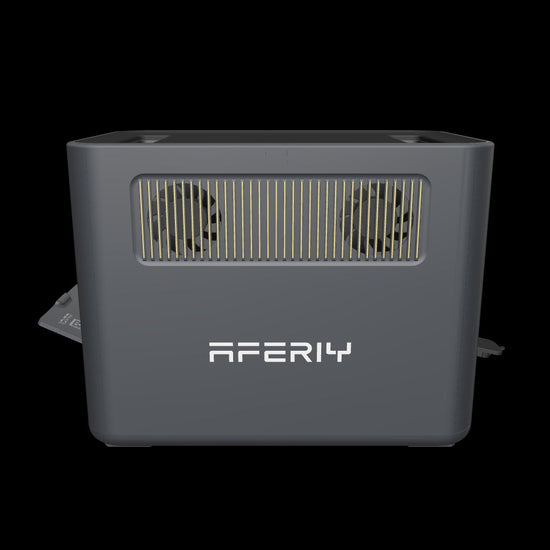 3D rendering of an 1800W portable power station showing its compact design and front control panel.